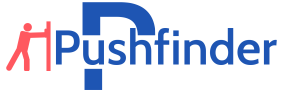 Pushfinder.com logo
